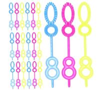HEALSOPTHY 100Pcs Bubble Blower Sticks for Teens Safe Plastic Bubble Wand Tools with Ergonomic Design for Outdoor Fun Random Color Random Color
