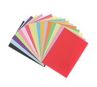 HEALSOPTHY 100PCS Colored Copy Paper Mixed Colors Playing Paper for Cutting Folding DIY Handcrafts and School Art Projects