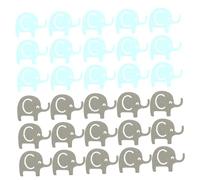 HEALSOPTHY 100pcs Decorative Elephant Confetti for Birthday Gender Reveal Parties Lightweight Bright Color Table Decorations for Memorable Celebrations and Photo Props