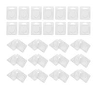 HEALSOPTHY 100Pcs Heart-Shaped Wax Melt Container Clamshells Plastic Molds for Candle Making Supplies Aromatherapy Wax Melt Mold Boxes