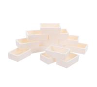 HEALSOPTHY 100pcs Portable Watercolor Paint Pans Mini Square Empty Palette Tray for Travel Efficient Mixing Compact Paint Palette for Artists Students