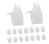 HEALSOPTHY 100pcs Premade White Origami Cranes Handmade Folded Paper Birds for Wedding Bridal Shower Table Centerpieces Japanese Paper Crane Decorations DIY Craft Charms for Party