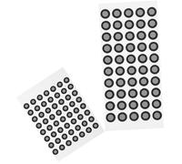 HEALSOPTHY 106pcs Scanning Reference Points Stickers with Reflective Film Markers for Motion Capture Tear Resistant Lightweight Marking Dots for Architecture Engineering and