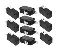 HEALSOPTHY 10pcs 16A 250V Microwave Oven Door Micro Switch 3 Pins High Power Capacity Replacement for Microwave Oven Parts and Circuit Board Repair