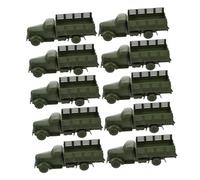 HEALSOPTHY 10pcs Car Model Toys Plastic Vehicle Model Toy Simulation Truck Funny Vehicle for Sand Car Boys and Girls Boys and Girls Truck Decor