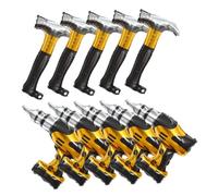 HEALSOPTHY 10pcs Construction Tool Foil Balloons Aluminum Film Hammer Electric Drill Balloons Inflatable Party Decorations for Birthday Photo Props Sealed Design