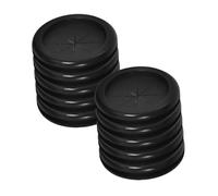 HEALSOPTHY 10pcs Dual-sided Rubber Wire Grommets Id Dustproof Cable Hole Covers for Furniture Cabinetry Desk Wire Protection and Cable Management