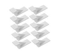 HEALSOPTHY 10pcs Freezer Shelf Support Clips Plastic Divider Latches for Refrigerator Doors Secure Closure for Home Kitchen and Commercial Freezers Replacement Accessories