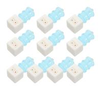 HEALSOPTHY 10Pcs Mini Resin Water Dispenser Charms Bulk DIY Keychain Pendants Small Drink Bottle Accessories for Jewelry Making and Scrapbooking