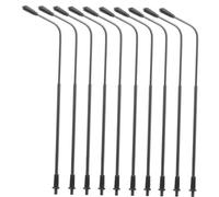 HEALSOPTHY 10pcs Model Street Lamp Plastic Model Kit Battery Operated Lights for Garden Decor Random Color