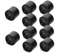 HEALSOPTHY 10pcs Passive Piezo Buzzer Electric Tone Alarm Ringer for Electronics Computers Printers Automotive Devices Compact Lightweight Engineering Shell