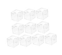 HEALSOPTHY 10Pcs Portable Magnifier Boxes with Transparent Jars for Insect Observation Convenient Viewing Supply for Nature Exploration and Science Learning