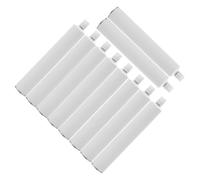 HEALSOPTHY 10pcs Refillable Aluminum Paint Tubes with Screw Caps for Oil Acrylic Watercolor Gouache Lightweight Large Opening Art Containers for DIY Craft Painting and Storage