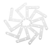 HEALSOPTHY 10pcs Screen Frame Corner Bracket Iron 90 Degree Fixed Angle Silver for Screen Doors Easy to Install