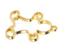 HEALSOPTHY 10pcs Snowman Metal Border Open Bezels Pendants Frame Open Back Bezel Jewelry Wedding Snowman Christmas Pendants Christmas Ornament Zinc Alloy Golden
