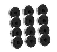 HEALSOPTHY 12pcs Amplifier Foot Pad Isolation Feet Pads for Audio Speakers Damping Shocks Absorption for Sound System Use