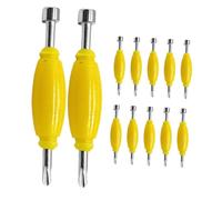 HEALSOPTHY 12pcs Dual Tip Screwdriver Set for Fingerboards Mini Skateboard Repair Tool Kit with Fit for Various Models DIY Finger Skateboard Maintenance