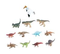 HEALSOPTHY 12pcs Educational Dinosaur Realistic Simulation Dinosaur Figures for Sturdy Plastic Animal Models for Learning and Play Mini Ornaments Collection