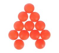 HEALSOPTHY 12pcs Orange Pp Indoor Practice Golf Balls for Exercise Field