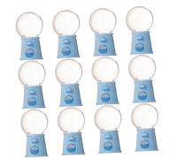 HEALSOPTHY 12pcs Sky Blue Candy Catcher Machines for Creative Plastic Grabbing Rotatable Sweet Dispensers to Enhance Hand Eye Coordination and Hands Skills for Party Fun