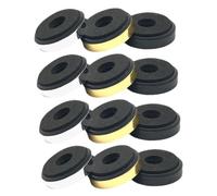 HEALSOPTHY 12pcs Speaker Isolation Feet Vibration Dampers Subwoofer Stand Pads with Shock Absorption for Turntable and Audio Equipment Multi Color Vibration Mats for Stable Support and