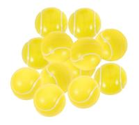 HEALSOPTHY 12pcs Tennis Stress Balls PU Material Squeeze for Adults and Portable Foam Balls for Relaxation Party Favors and Stress Relief Fun