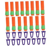 HEALSOPTHY 15pcs Crayon Extenders with Sharpener Lightweight Oil Pastel Holder Caps for Extending Crayon Life Portable and Art Pencil Accessories for Artists and Students