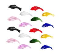 HEALSOPTHY 16pcs Miniature Crystal Goldfish Figurines Mini Glass Animals Dollhouse Accessories Fish Tank Ornaments Artistic Home Decor gift for for for for for for