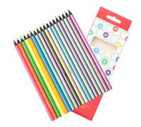 HEALSOPTHY 18pcs Colored Pencil for Teens Includes Metallic and Fluorescent Graffiti Drawing Pencils Durable Sketching and Coloring Supplies for School and Art Projects