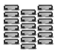 HEALSOPTHY 18pcs Small Silver Metal Document Sorting Clips for School and Office Use, Iron Nickel Plated File Storage Clips to Organise A4 Papers Conveniently for Teachers and Students