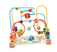 HEALSOPTHY 1pc Wooden Beaded Maze Toy for Boy Girl Multifunctional Ocean-themed Educational Plaything Enhances Hand-eye Coordination Cognitive Skills Recognition for Toddlers and Boys and