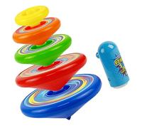 HEALSOPTHY 1Set Stacking Tops for Spinning Gyro to Enhance Hand Eye Coordination Fun Desktop Activity for Birthday Parties and Holidays Engaging Educational Play