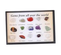 HEALSOPTHY 1Set Teaching Mineral Rock Specimen Natural Crystal Agate Samples for Student Study for Geology Education and Home Decor Safe and Beautiful Geological Teaching
