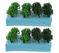 HEALSOPTHY 2 Boxes DIY Military Simulation Vegetation Models Miniature Bushy Tufts for Sand Table Decor Lightweight Construction Model Kit for Micro Landscape Railroad and Garden Scenery