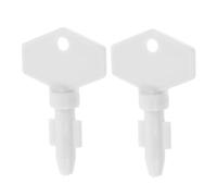 HEALSOPTHY 2 Pcs Toilet Paper Holder Key Replacement for Commercial Office Use Unique Plastic Paper Towel Dispenser Key for Multipurpose Tissue Box Access Efficient Bathroom Tool