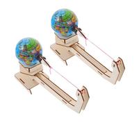 HEALSOPTHY 2 Sets Gravity Globe Puzzle Kit Educational Stem Physics for Interactive Science Experiment for Learning Gravity and Outer Space Concepts Creative DIY Exploration