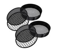 HEALSOPTHY 2 Sets Handheld Plastic Sieves Mesh Science Teaching Props for School Learning and Laboratory Soil Seed Screening Educational Tool for Teachers