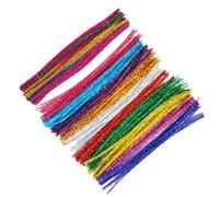 HEALSOPTHY 200pcs Blue DIY Glitter Sticks for Crafting Flexible Party Favors and Christmas Decoration Supplies Colorful Bendable Bars to Spark Creativity and Imagination