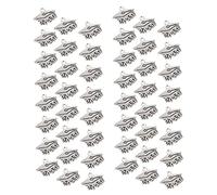HEALSOPTHY 200pcs Cap Charms Alloy Pendants DIY Jewelry Supplies for Keychain Necklace Earring Bracelet Making Graduation Accessories