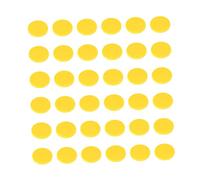 HEALSOPTHY 200pcs Games Counters Round Plastic Counting Chips Bingo Game Tokens Yellow Learning Reward Coins Educational Toys