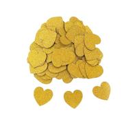 HEALSOPTHY 200PCS Love Heart Paper Confetti Mixed Birthday Party Decorations Pink White Golden for Weddings Anniversaries Festivals