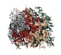 HEALSOPTHY 200Pcs Mini Soldier Action Figures Various Poses Plastic Military Models Desktop Decorations Birthday Boys Random Color