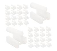 HEALSOPTHY 200pcs Transparent Plug Outlet Covers Dustproof Electrical Socket Protectors Proofing Safety Plastic Caps for Hotels Schools Home Use