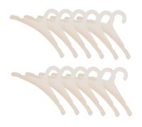 HEALSOPTHY 20pcs Clothing Hangers Wood Non Slip Coat Hangers for Newborn Clothes Pants Jackets Dresses Nursery Wardrobe Organization with Stable Structure and Chic Finish