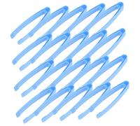 HEALSOPTHY 20Pcs Plastic Tweezers for Preschool Lightweight Ergonomic Collecting Forceps Fine Motor Skills Educational for Science Study and Nature Exploration