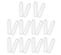 HEALSOPTHY 20Pcs PVC Plastic Hook Tip Covers for Clothes Hangers 2.0Mm Wire Sleeve Protector Caps for Metal Hanger Hooks Clothes End Caps for Wardrobe Organization