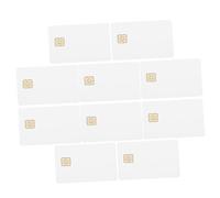 HEALSOPTHY 20pcs White Atc Ic Cards Memory Contact Chip Blank Cards for Access Control Systems High Speed Data Transfer Suitable for Company and Community Entry Management