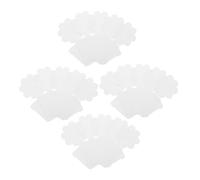 HEALSOPTHY 20pcs White Cardboard Flower Pot Cutouts Unpainted DIY Paper Craft Flowers for Painting Coloring Projects Easy to Assemble Bonsai Ornaments for Spring Decorations and Bulletin