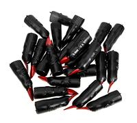 HEALSOPTHY 24Pcs Black Halloween Witch Fake Finger Nails for Cosplay Prank Props Lightweight Plastic Scary Costume Accessory for Witch Zombie Ghost Party