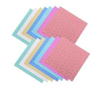 HEALSOPTHY 28pcs Iridescent Glitter Origami Paper Squares Shiny Colored Cardstock for Crafts Easy Fold Origami for Fine Motor Skills Creative Handcraft Projects